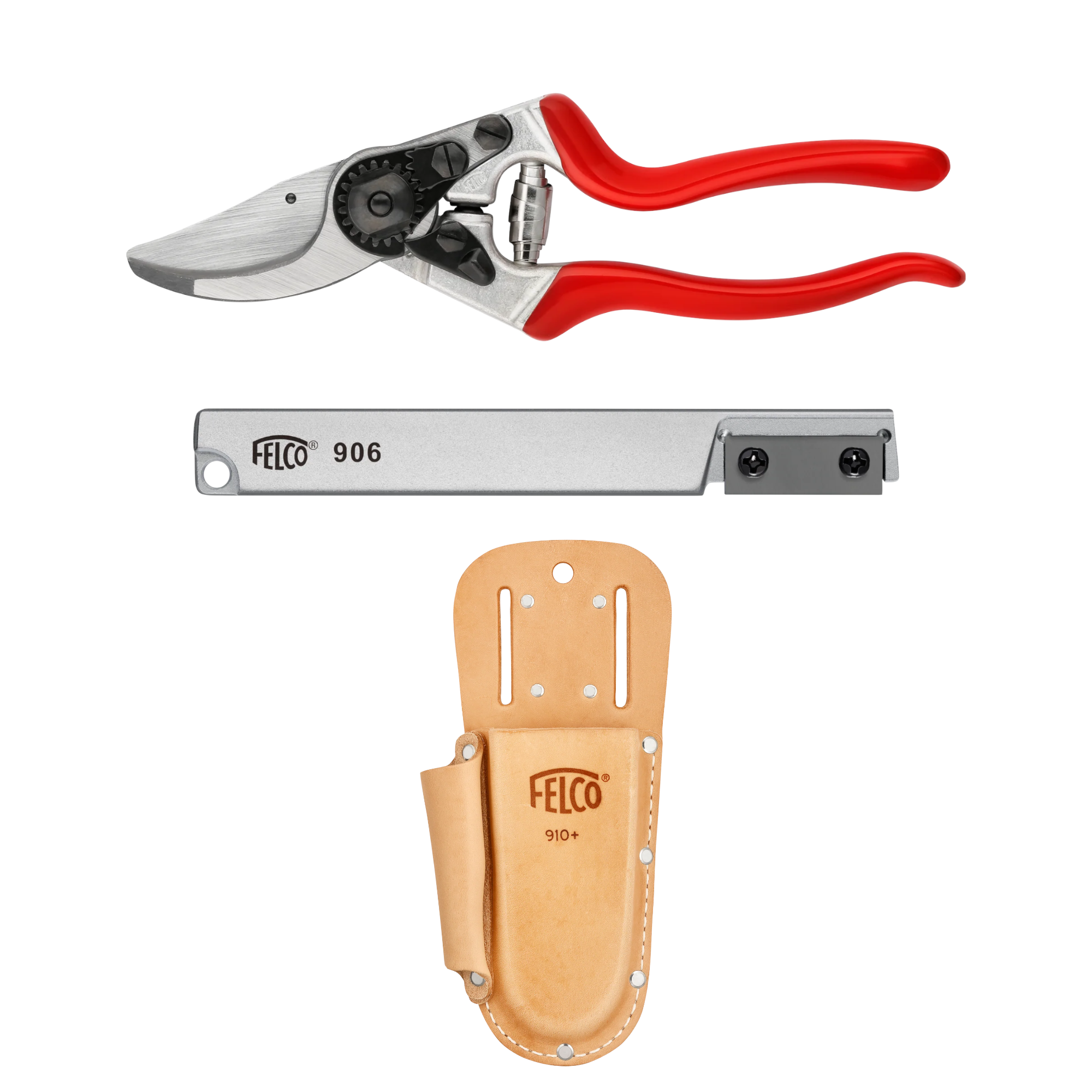 Kit de corte, armazenamento e afiação para mãos grandes