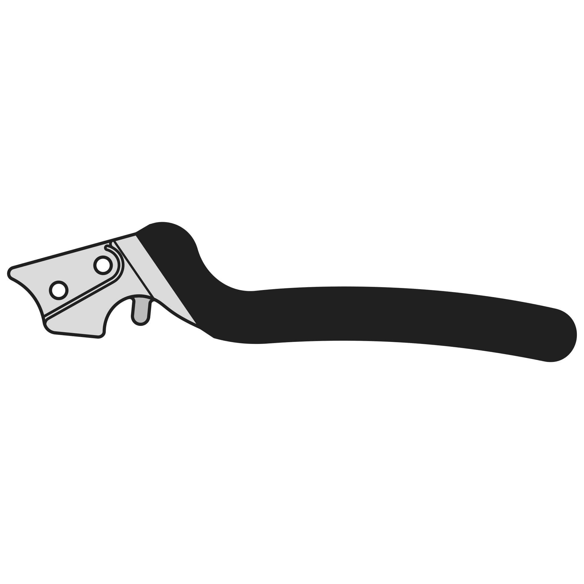 6/2 Complete handle assembly without counter blade - Product - Main View