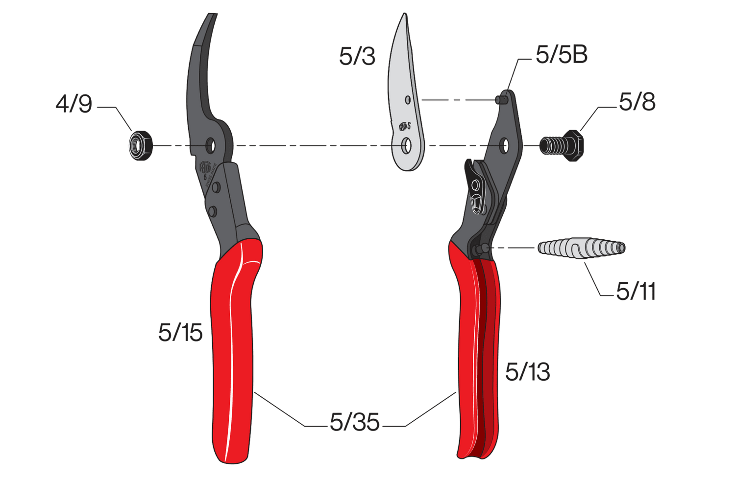 Spare parts for Felco 5