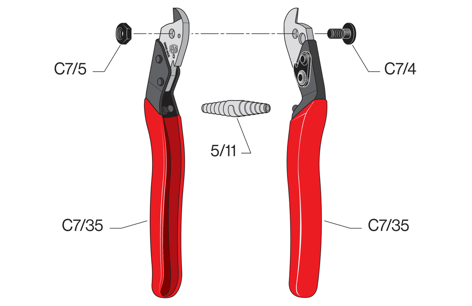 Spare parts for Felco C3