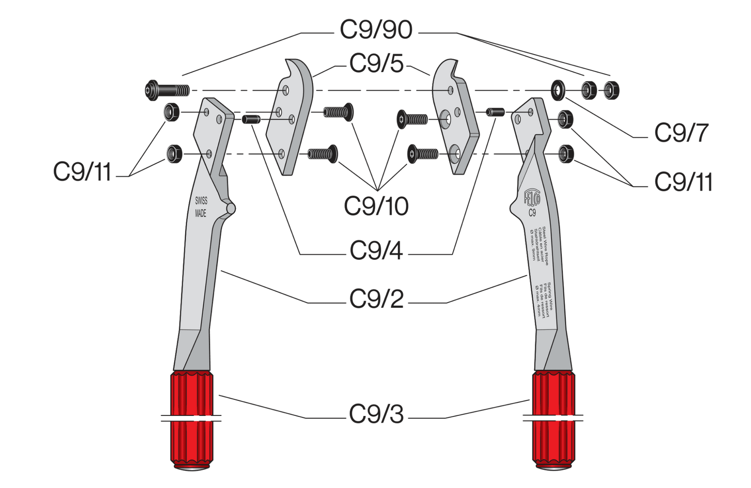 Spare parts for Felco C9