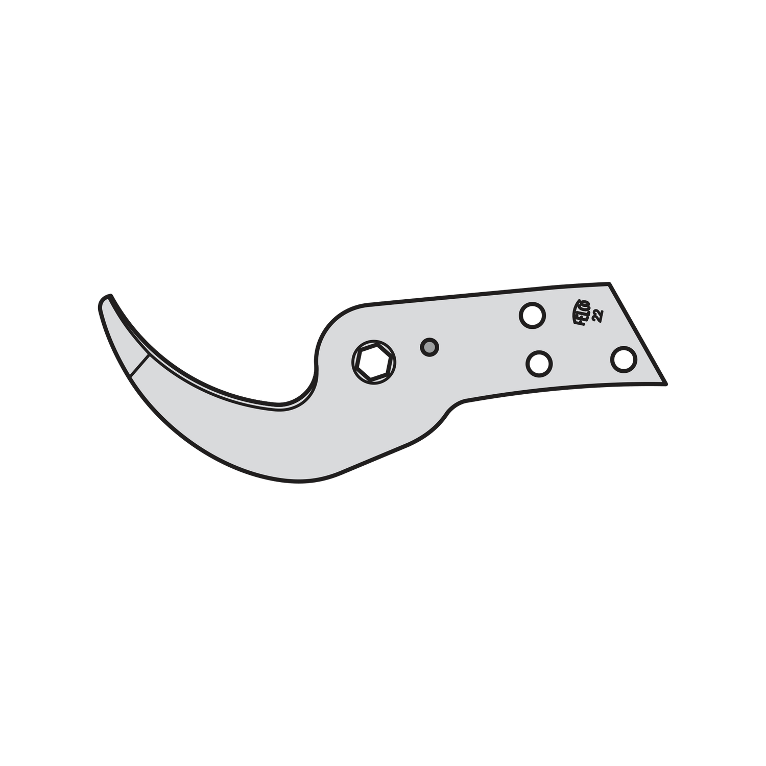 22/4 Counter blade - Product - Main View
