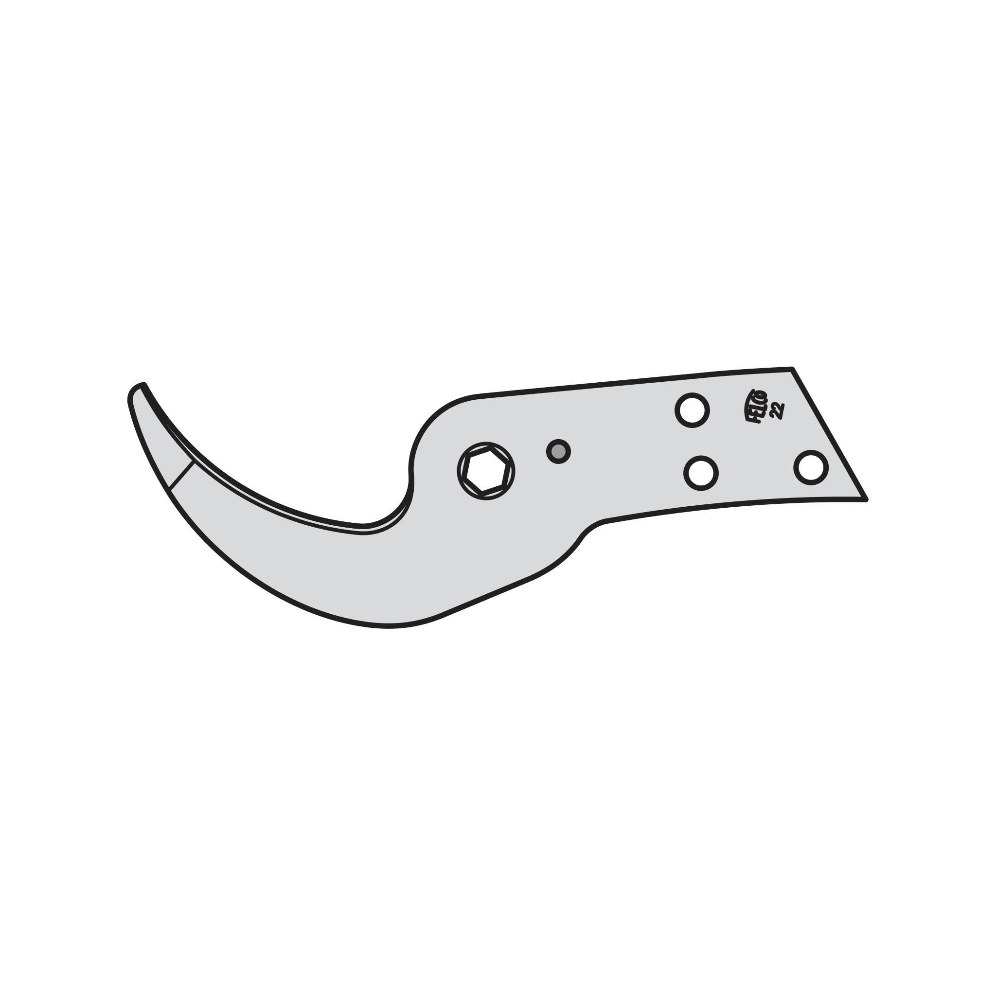 22/4 Counter blade - Product - Main View