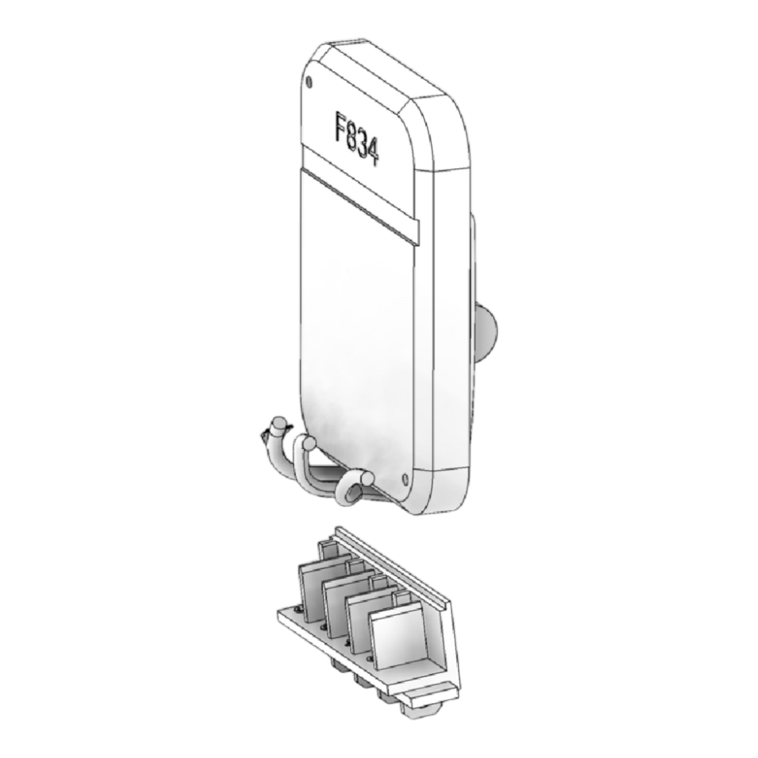 834/116 Control housing PCB - Product - Main View