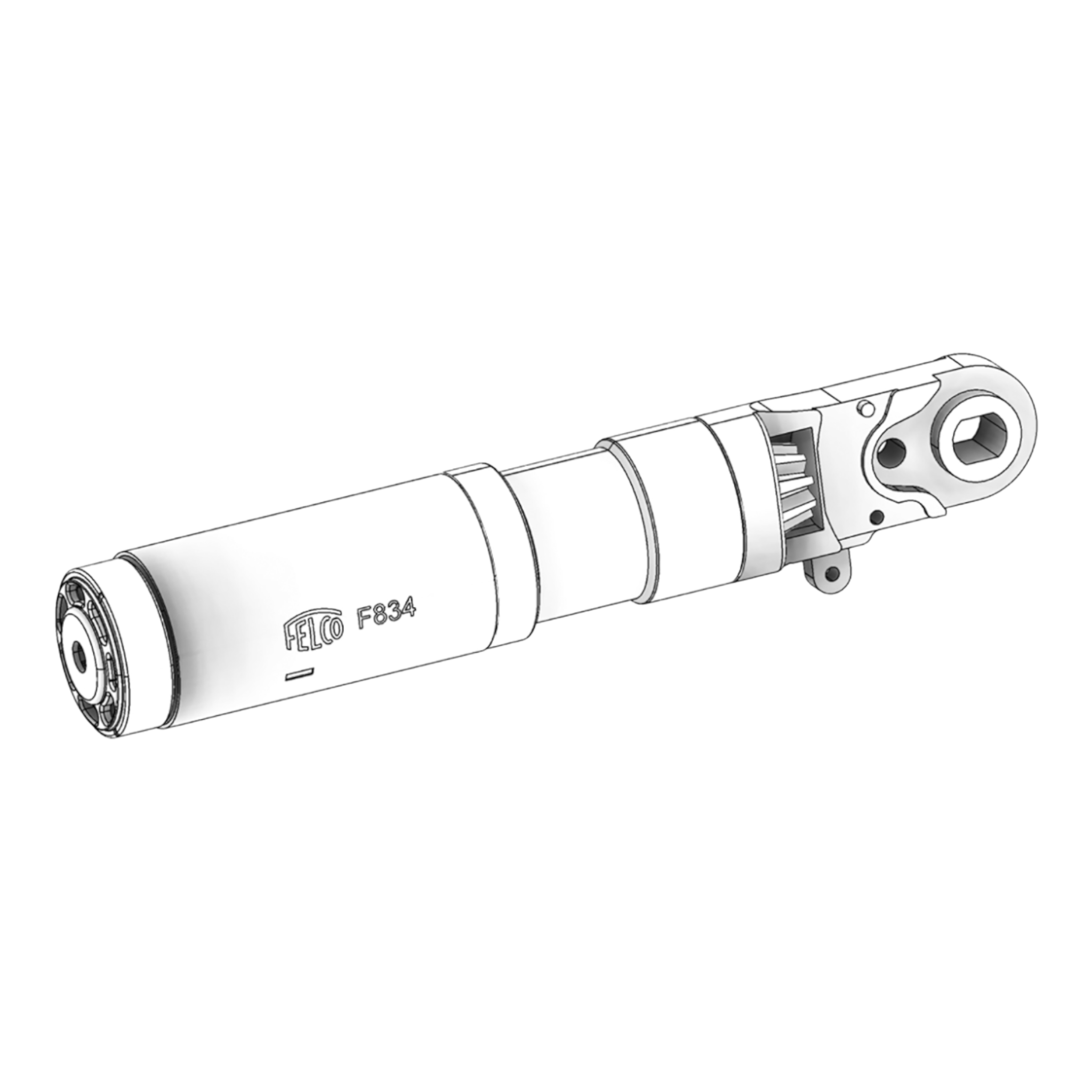 834/74 Motor and transmission - Product - Main View