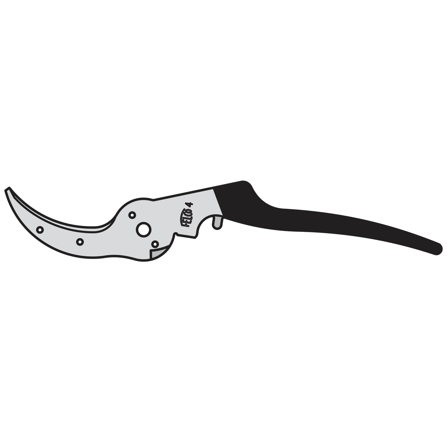 4/2 Complete handle assembly without counter blade - Product - Main View